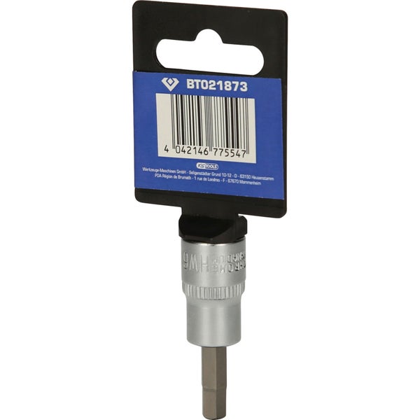 Steckschlüssel mit Innensechskantaufnahme