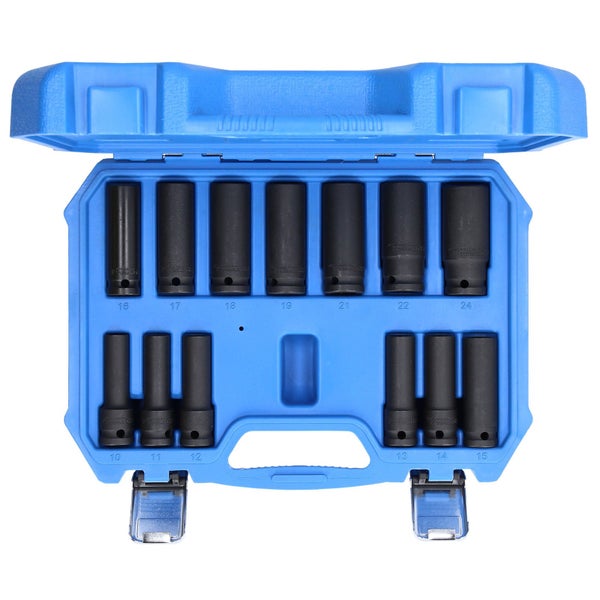 Steckschlüsselsatz in blauem Koffer