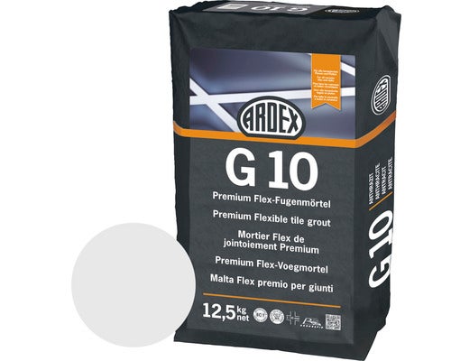 PREMIUM Flex-Fugenmörtel,silbergrau ARDEX G10, 12,5 kg