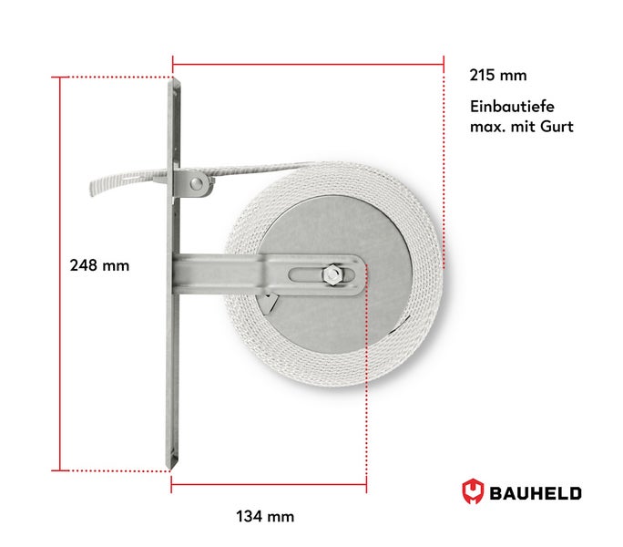 Rollladen Gurtwickler Maße