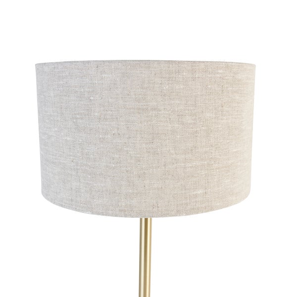 Stehleuchte mit Stoffschirm