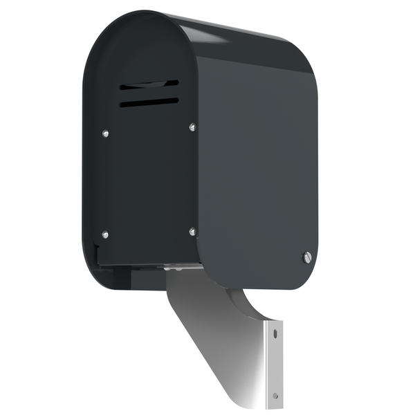 Briefkasten mit Halterung zur Wandmontage