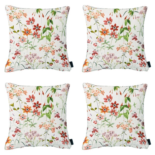 Dekokissen Milly natur - ca. 50x50 cm - 4er-Set