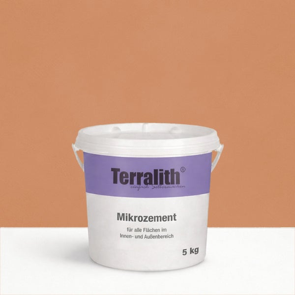Terralith Mikro Zement für den Innen- und Außenbereich, 5 Kilogramm