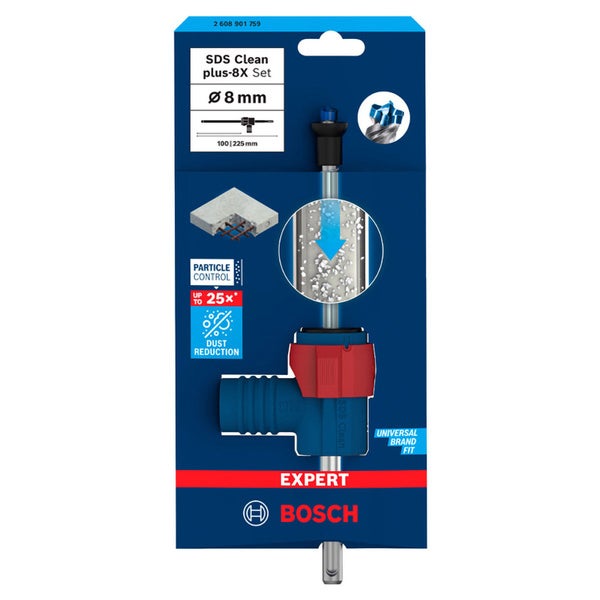 Bosch EXPERT SDS Clean plus-8X Hammerbohrer-Set 8 x 100 x 225 mm - 2608901759