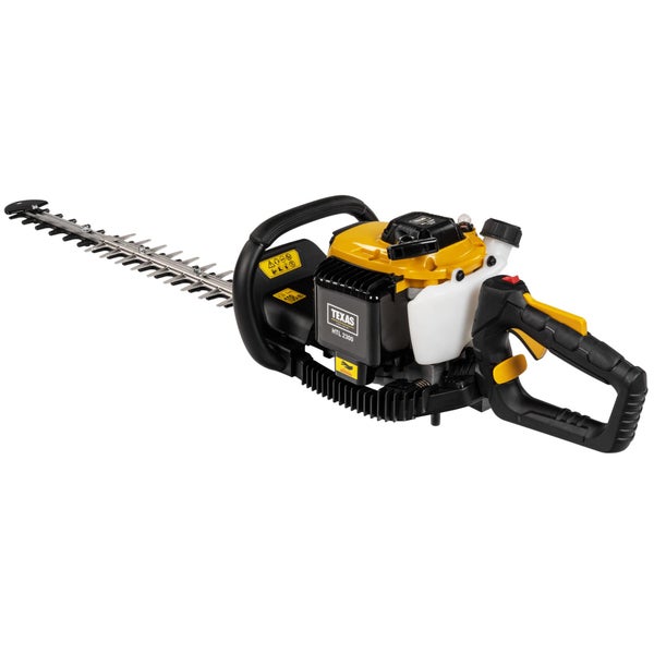 Benzin Heckenschere Texas HTL2300 – 56 cm Schnittlänge, 23 cm³ Motor, 2-Takt, Doppelklinge mit drehbarem Griff
