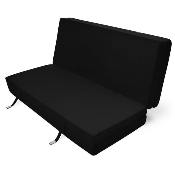 Beautissu Comfort Klappmatratze 195x120x7cm Schwarz