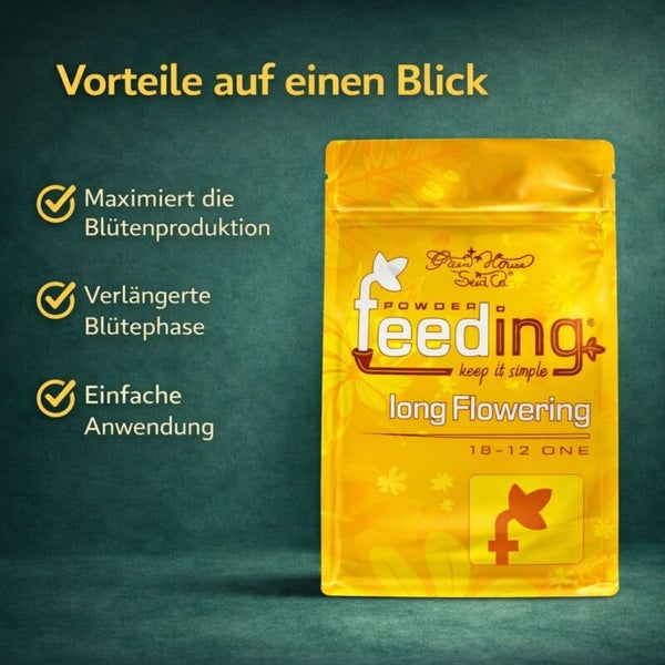 Powder Feeding Long Flowering Düngerpackung für Pflanzen