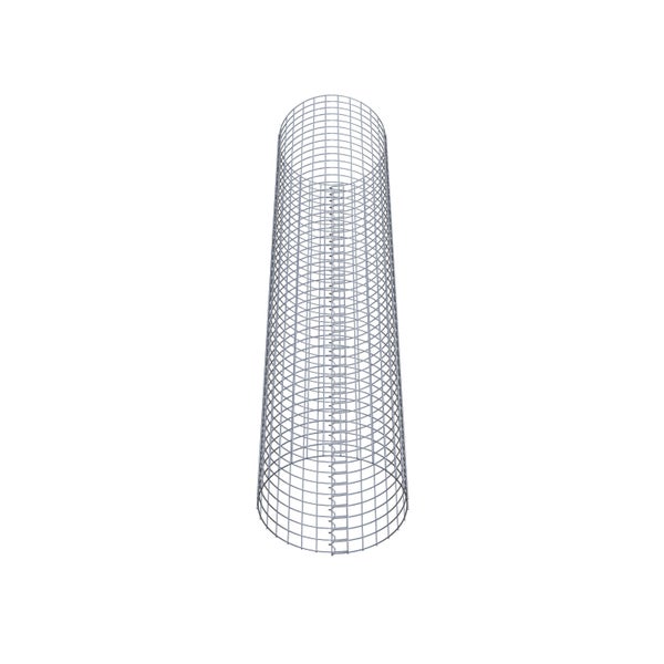 Gabionensäule Durchmesser 47 cm MW 5 x 5 cm rund - Höhe: 210 cm