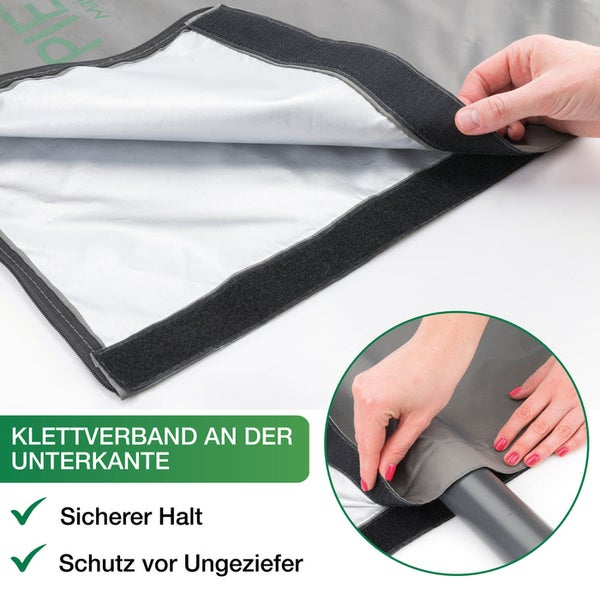 FLOORDIREKT Schutzhülle für Ampelschirm - aus Polyester - Inkl. Stab & Packtasche