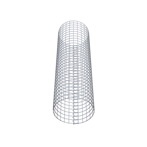 Gabionensäule Durchmesser 42 cm MW 5 x 5 cm rund - Höhe: 140 cm
