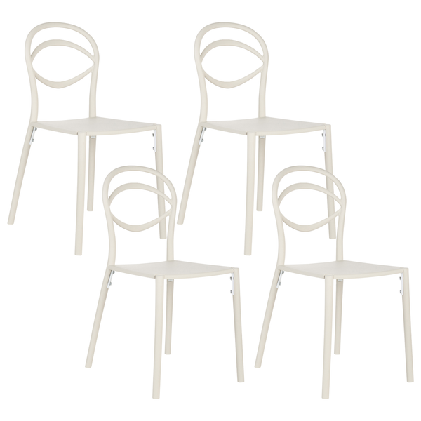 Stuhl aus Kunststoff