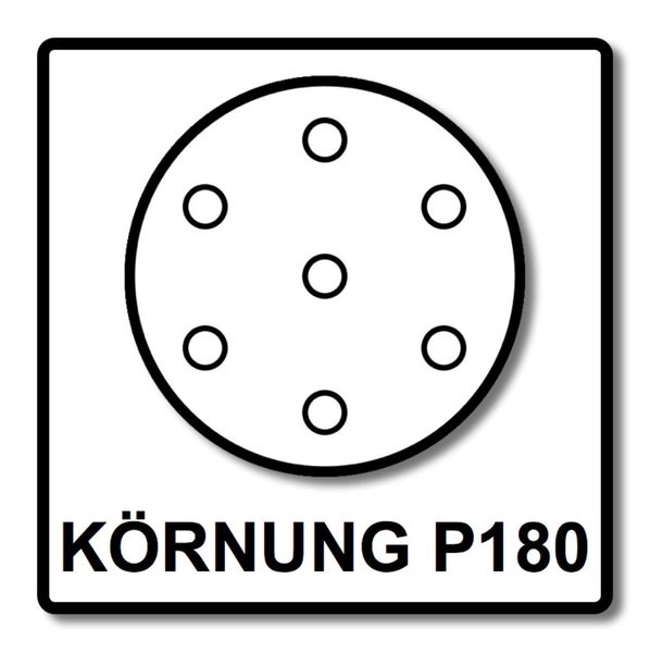 Festool Rubin 2 STF D90/8 P180 RU2/50 Schleifscheibe 90 mm P180 50 Stk. ( 499083 ) für Getriebe Exzenterschleifer RO 90 DX