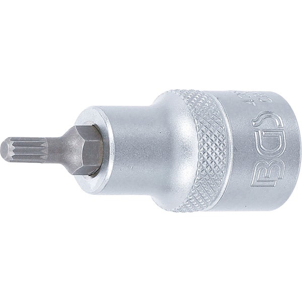 BGS Bit-Einsatz Antrieb Innenvierkant 12,5 mm (1/2) Innenvielzahn (für XZN) M5 - 4350