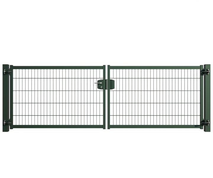 Doppelflügeltor aus Drahtgitter für Gartenzäune
