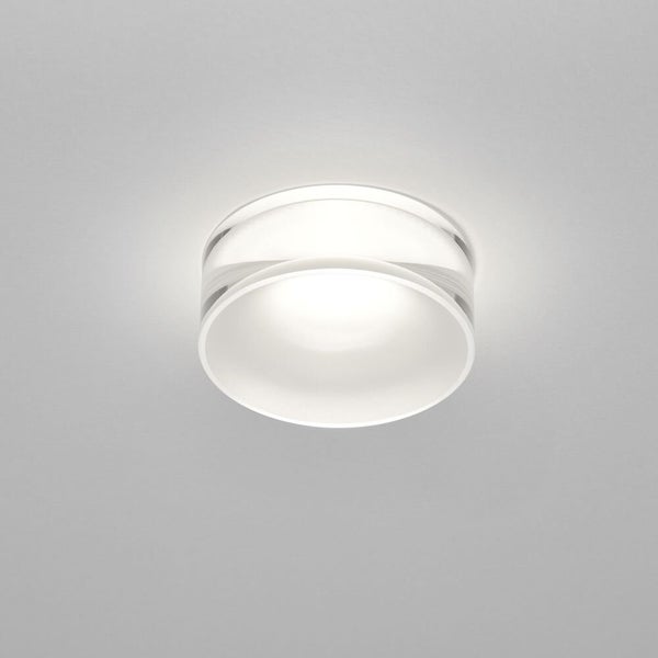 LED Deckeneinbaustrahler Ska in Weiß und Transparent-satiniert 9W 440lm