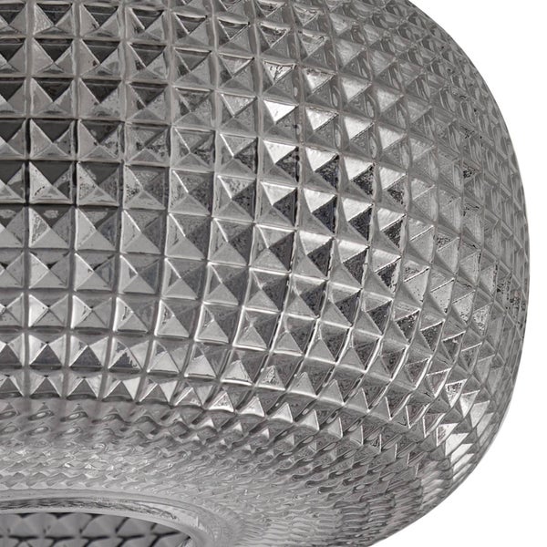 Lindby Deckenlampe Hildur in Alu aus Glas (1 flammig, E27) - Deckenleuchte Lampe Wohnzimmerleuchte
