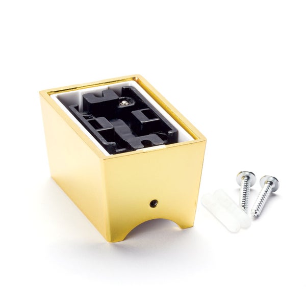Lampenfassung S14D Linienlampen Metall Gold