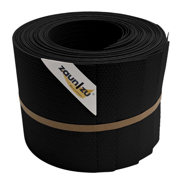 Rolle schwarzer Zaunfolie von Zaunlzu