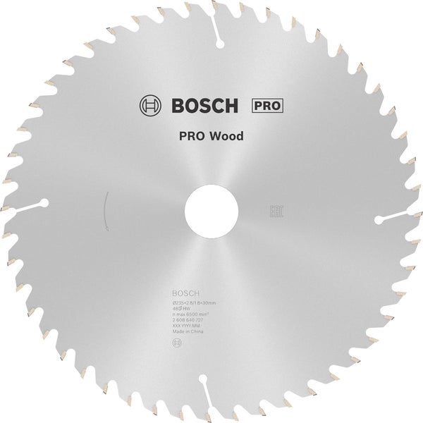 Bosch PRO Wood Kreissägeblatt 235 x 2,8 x 30 mm - 2608640727