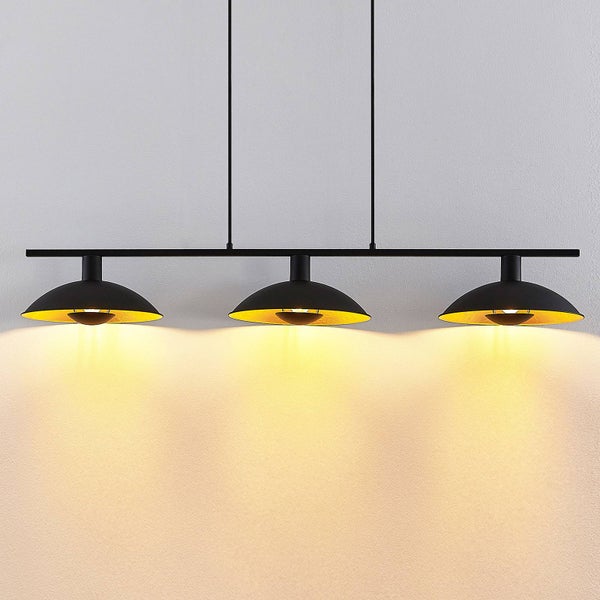 Hängelampe mit drei Leuchten für den Innenbereich
