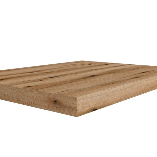 60 cm Ablage für Aufsatzwaschbecken in Holzoptik Eiche
