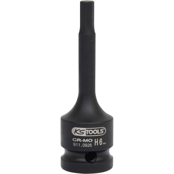 KS TOOLS 1/2 Kraft-Bit-Stecknuss Innensechskant 6 mm - 911.0926