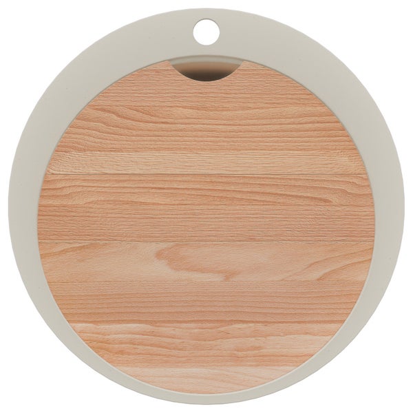 Runder Schneidebrett aus Holz