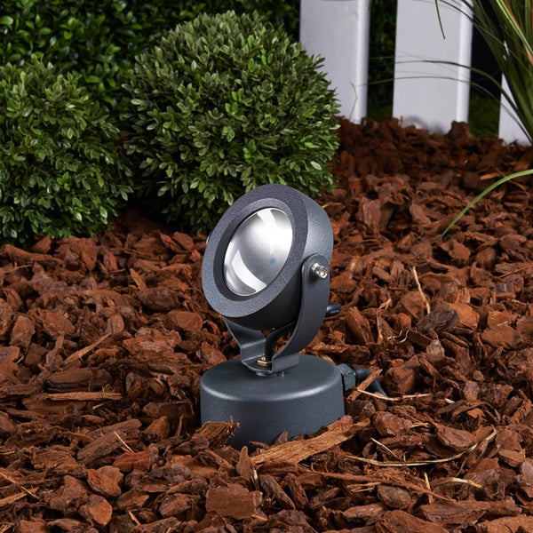 Lucande LED Gavin in Schwarz aus Aluminium (1 flammig, )