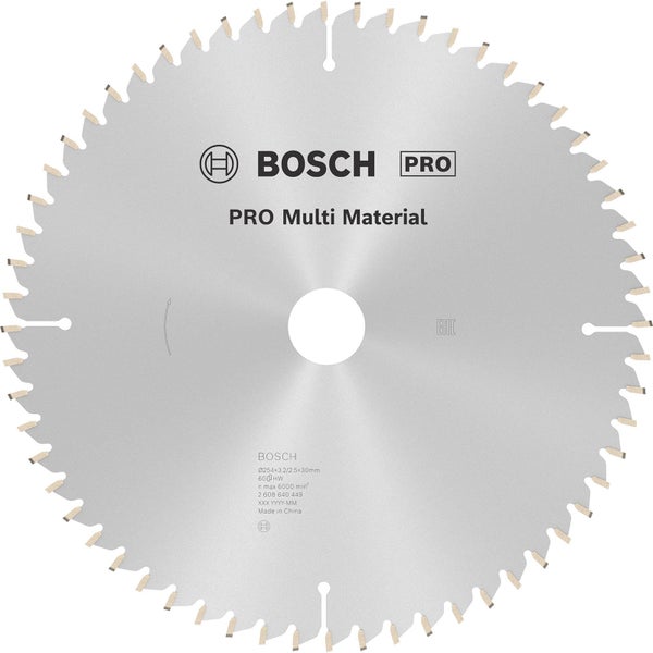 Bosch Kreissägeblatt Pro Multi Material, 254 Millimeter Durchmesser