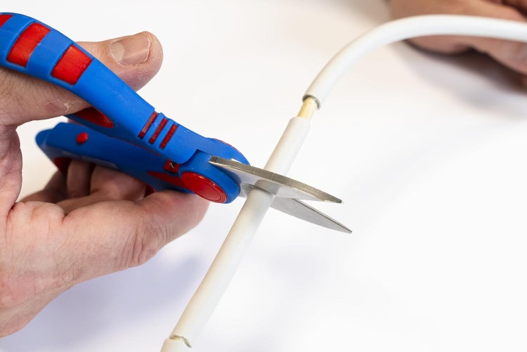 WEICON Elektrikerschere XL Schneiden|Abisolieren|Crimpen