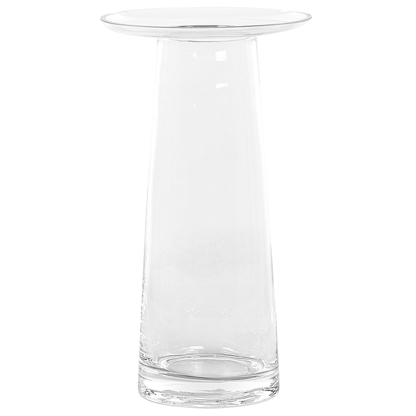 Dekorative, transparente Glasvase