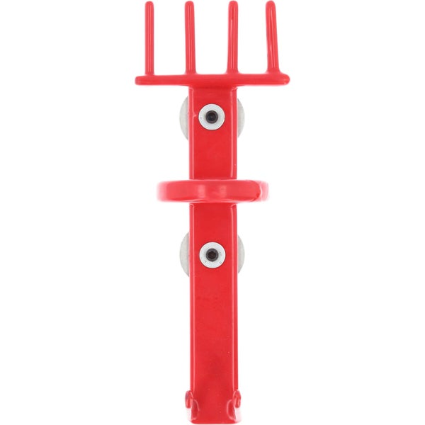 Magnetischer Halter für Spraydose und vier Schraubendreher aus blauem Metall mit zwei Magneten und Brilliant Tools Logo.