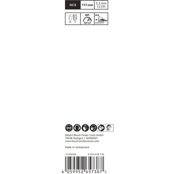 Bosch EXPERT Wood 2-side clean T308B Stichsägeblatt, 2 Stück - 2608901711