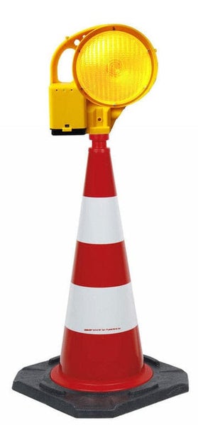 Leitkegel Blitz Set UvV Powerblitz LED L8L Adapter 75cm TL-Leitkegel RA1 oder RA2/B / Leitkegel RA1 Folie