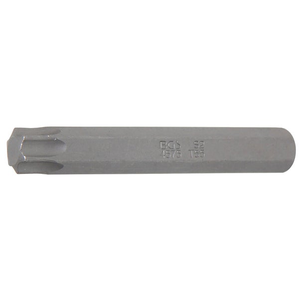 BGS Bit Länge 75 mm Antrieb Außensechskant 10 mm (3/8) T-Profil (für Torx) T55 - 4575