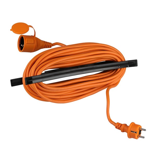 Hochleistungsverlängerungskabel - Orange&Schwarz - IP44 - 15m Kabel
