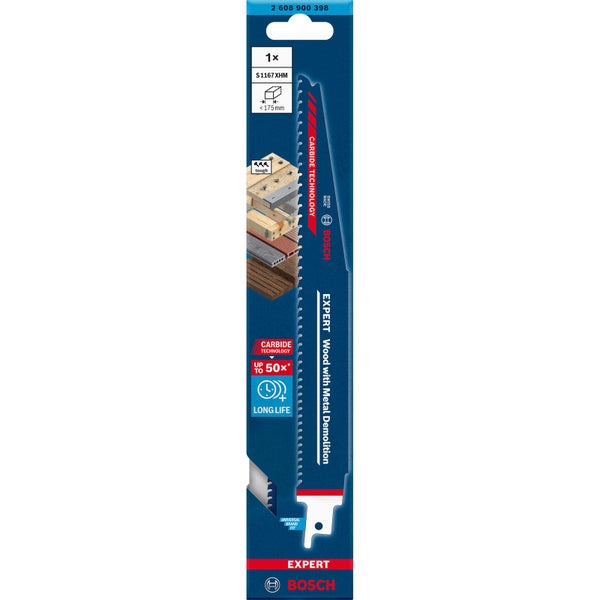 Bosch Expert Wood with Metal Demolition S 1167 XHM Säbelsägeblatt - 2608900398