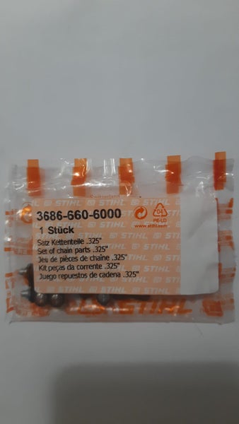 10x STIHL Original Kettenglied Nieten Verbindungsglieder .325 36866606000