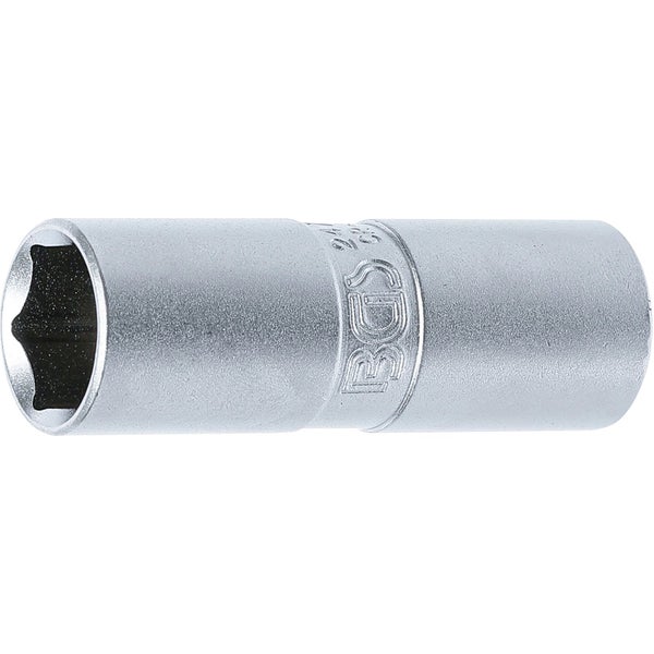 BGS Zündkerzen-Einsatz Sechskant Antrieb Innenvierkant 12,5 mm (1/2) SW 16 mm - 2472