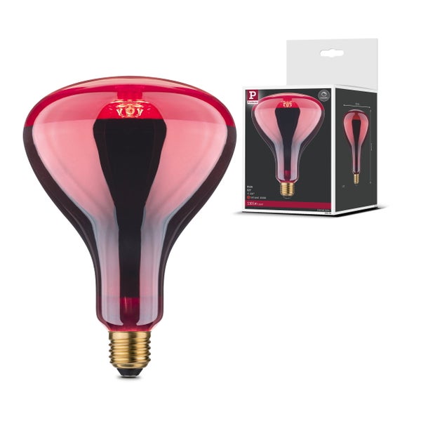 Dekorative Lampe in Birnenform mit Fassung