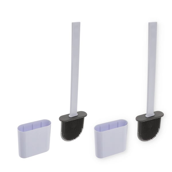 Toilettenbürste mit Halterung