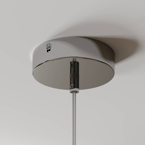Lindby Pendelleuchte Maple (Für Kinder, Junges Wohnen) in Weiß (1 flammig E27) - Textil Hängeleuchte Esstischlampe Hängelampe Wohnzimmerleuchte