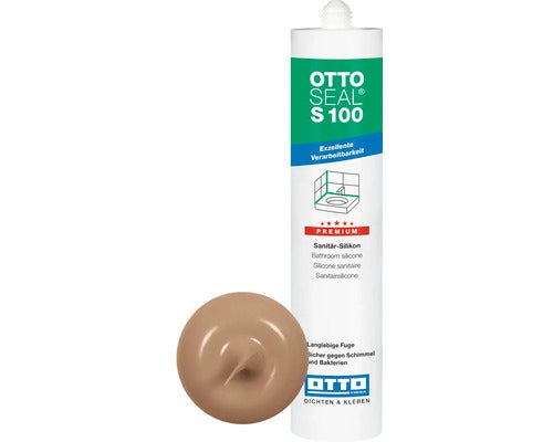 OTTOSEAL S 100 Sanitärsilikon C10 bahambeige 300 ml