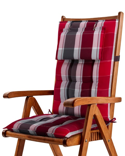 Auflage mit Streifenmuster für Gartenstuhl