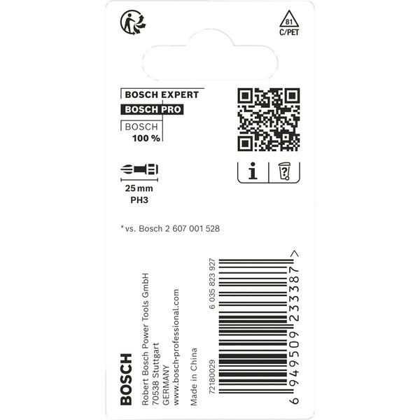 Bosch Pro Bit PH3, 25 mm