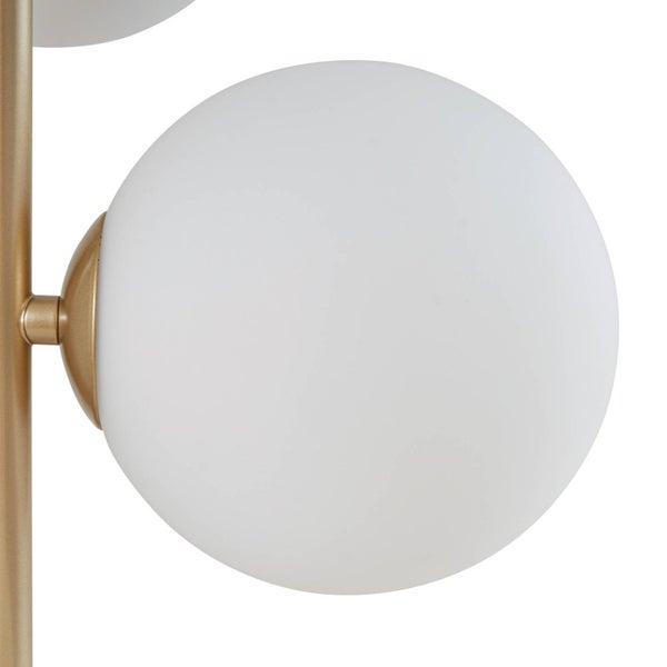 Kugellampe mit Metallelementen