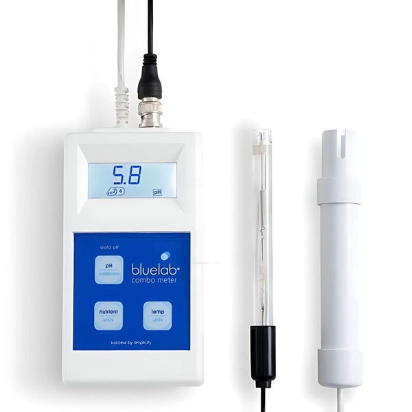 Bluelab Combo Meter pH EC Temperatur Messgerät – Tragbar, Kein Kalibrieren, Großes Display