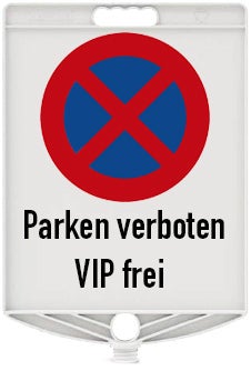 UvV ECOSIGN Leitkegel 70 cm + Verkehrszeichen / Schild Gesamthöhe ca. 1 m / Parkscheibe VZ 318-thumb-2