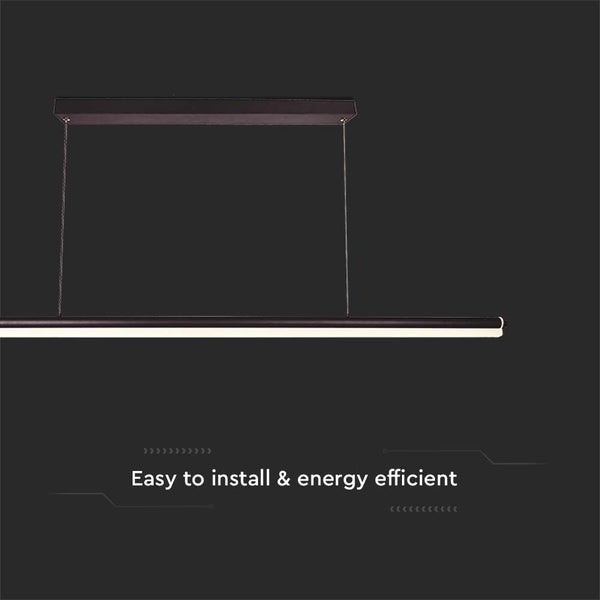 Moderne LED Pendelleuchte mit geradlinigem Design